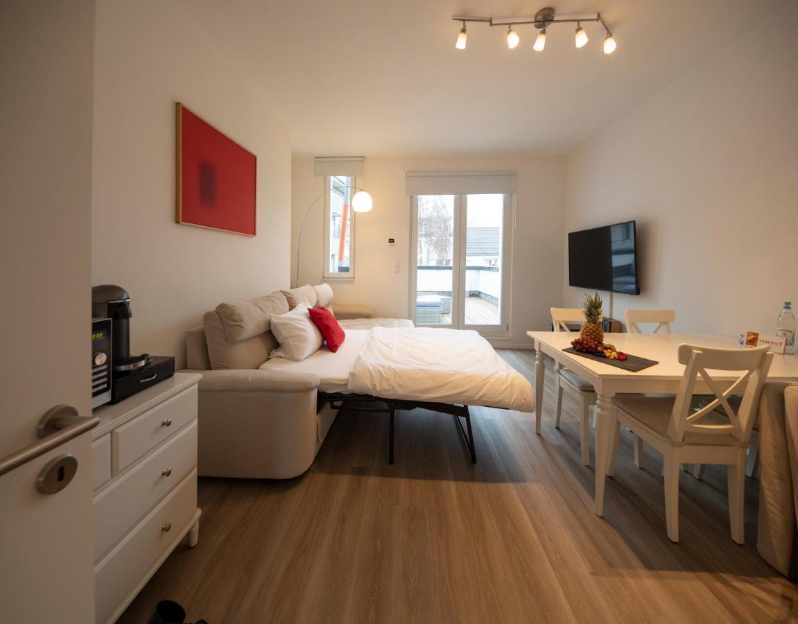 Jaybnb - Apartment Direkt Am Hafen Mit Terrasse Und Uhd Tv Dortmund Exterior foto
